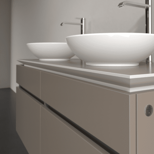 VILLEROY BOCH Legato toaletní skříňka, s osvětlením, 4 výsuvy, 1200 x 550 x 500 mm, Truffle Grey / Truffle Grey #B584L0VG, obrázek 4