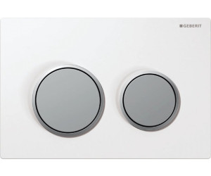 GEBERIT OMEGA20 tlačítko ovládací #115.085.KL.1 bílá/chrom mat