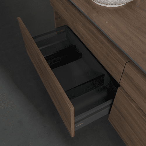 VILLEROY BOCH Legato toaletní skříňka, 4 výsuvy, 1600 x 550 x 500 mm, Arizona Oak / Arizona Oak #B60000VH, obrázek 6
