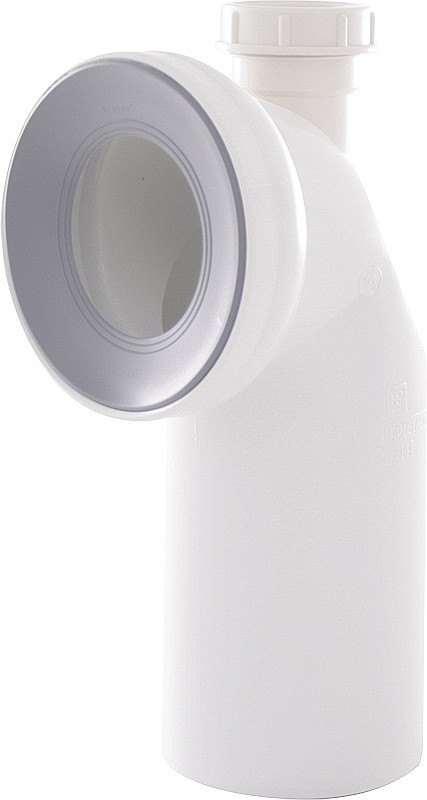 ALCA PLAST koleno 90° s připojením DN40 #A90-90P40 VÝROBA UKONČENA