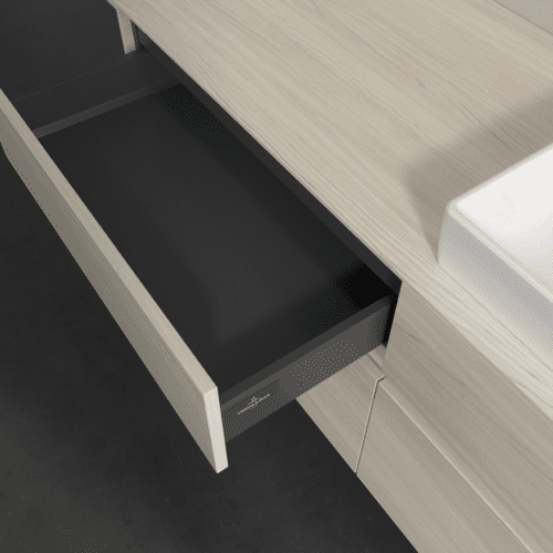 VILLEROY BOCH Toaletní skříňka Collaro, 4 výsuvy, 1400 x 548 x 500 mm, bílý dub / bílý dub #C08600AA, obrázek 7