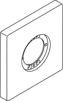IDEAL STANDARD Archimodulová rozeta 100x100mm #A963724AA - chrom