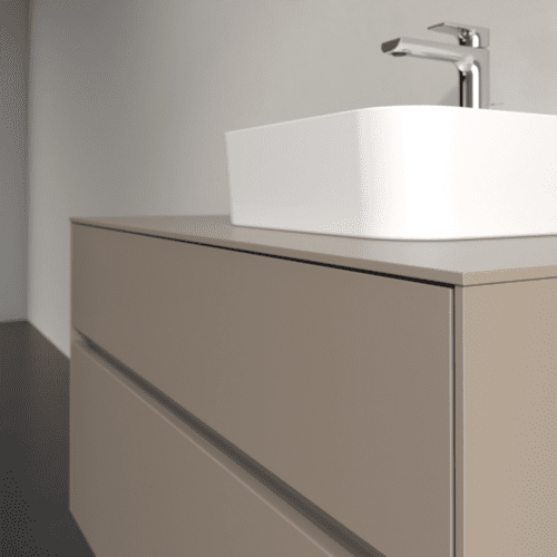 VILLEROY BOCH Toaletní skříňka Collaro, s osvětlením, 2 výsuvy, 1000 x 548 x 500 mm, taupe / taupe #C096B0VM, obrázek 6