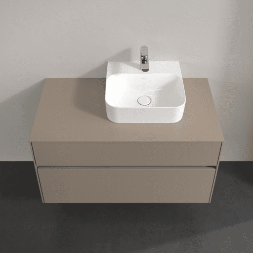 VILLEROY BOCH Toaletní skříňka Collaro, s osvětlením, 2 výsuvy, 1000 x 548 x 500 mm, taupe / taupe #C096B0VM, obrázek 4
