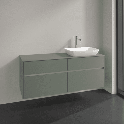 VILLEROY BOCH Toaletní skříňka Collaro, 4 výsuvy, 1400 x 548 x 500 mm, Soft Green / Soft Green #C11800AF, obrázek 2