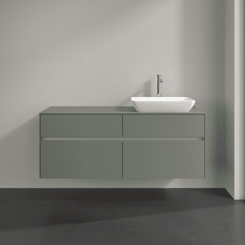 VILLEROY BOCH Toaletní skříňka Collaro, 4 výsuvy, 1400 x 548 x 500 mm, Soft Green / Soft Green #C11800AF, obrázek 3