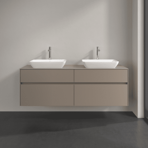 VILLEROY BOCH Toaletní skříňka Collaro, s osvětlením, 4 výsuvy, 1600 x 548 x 500 mm, taupe / taupe #C123B0VM, obrázek 3