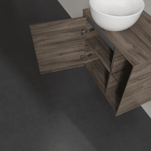 VILLEROY BOCH Toaletní skříňka Collaro, 1 dvířka, 600 x 548 x 380 mm, Kamenný dub / Kamenný dub #C15200RK, obrázek 6
