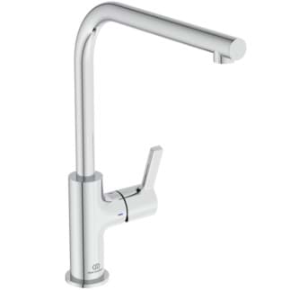 IDEAL STANDARD Kuchyňská baterie Gusto s výtokem ve tvaru písmene L, výtok 232 mm #BD418AA - chrom
