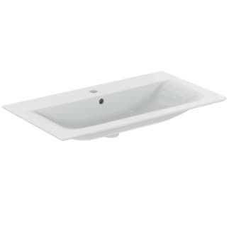 IDEAL STANDARD Connect Air nábytkové umyvadlo 840x460mm, s 1 otvorem pro baterii, s otvorem pro přepad (kulatý) #E0279MA - Bílá (Alpine) s Ideal Plus