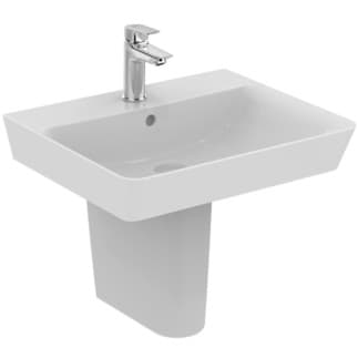 IDEAL STANDARD Connect Air umyvadlo 550x460mm, s 1 otvorem pro baterii, s otvorem pro přepad (kulatý) #E029901 - Bílá (Alpine)