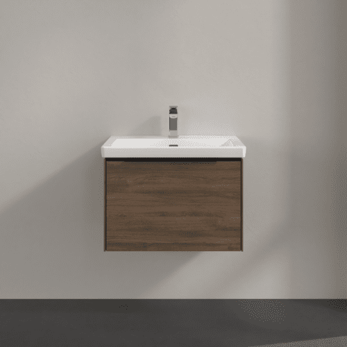 VILLEROY BOCH Subway 3.0 Vanity unit, 1 zásuvka, 622 x 429 x 478 mm, Arizona Oak #C57501VH, obrázek 3