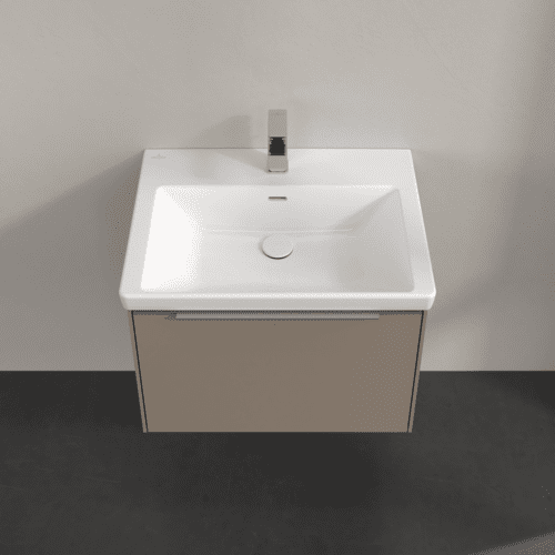 VILLEROY BOCH Subway 3.0 Vanity unit, s osvětlením, 1 zásuvka, 622 x 429 x 478 mm, taupe #C575L0VM, obrázek 4