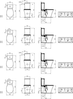 IDEAL STANDARD Splachovací nádržka Connect Air #E073401 - Bílá (Alpine), obrázek 6