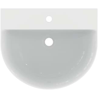 IDEAL STANDARD Connect Air umyvadlo 550x460mm, s 1 otvorem pro baterii, s otvorem pro přepad (kulatý) #E0698MA - Bílá (Alpine) s Ideal Plus, obrázek 6