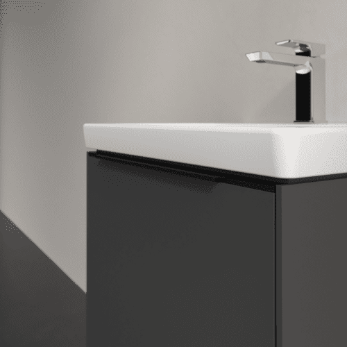 VILLEROY BOCH Subway 3.0 Vanity unit, s osvětlením, 1 zásuvka, 523 x 429 x 448 mm, grafitová barva #C579L1VR, obrázek 6