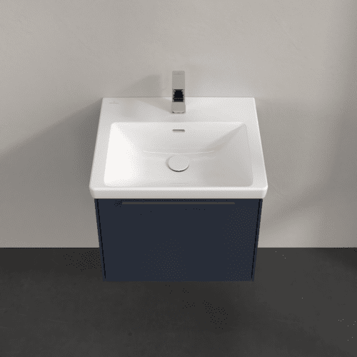VILLEROY BOCH Subway 3.0 Vanity unit, s osvětlením, 1 zásuvka, 523 x 429 x 448 mm, Marine Blue #C579L2VQ, obrázek 4