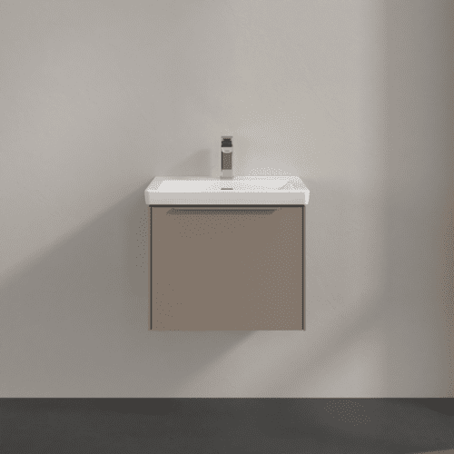 VILLEROY BOCH Subway 3.0 Vanity unit, s osvětlením, 1 zásuvka, 523 x 429 x 448 mm, taupe #C579L2VM, obrázek 3