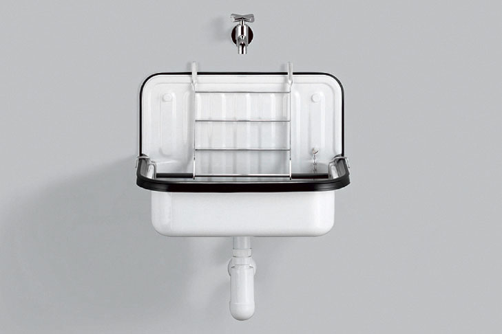 ALAPE dřez AG.STAHLFORM505 1100000000 bílý