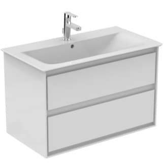 IDEAL STANDARD Connect Air toaletní skříňka 800x440 mm, se 2 výsuvnými přihrádkami Soft-Close #E0819B2 - bílá lesklá / bílá matná