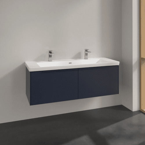 VILLEROY BOCH Subway 3.0 Vanity unit, 2 výsuvy, 1272 x 429 x 478 mm, Marine Blue #C60102VQ, obrázek 2