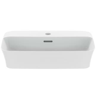 IDEAL STANDARD Mísa Ipalyss 550x380mm, s 1 otvorem pro baterii, s přepadovým otvorem (štěrbinová) #E2077V1 - hedvábně bílá