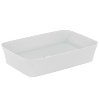 IDEAL STANDARD Mísa Ipalyss 550x380mm, bez otvoru pro baterii, bez přepadu #E2076V1 - hedvábně bílá