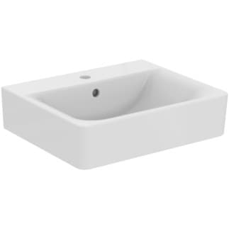 IDEAL STANDARD Umyvadlo Connect 550x460mm, s 1 otvorem pro baterii, s otvorem pro přepad (kulatý) #E713901 - Bílá (Alpine), obrázek 3