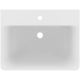 IDEAL STANDARD Umyvadlo Connect 600x460mm, s 1 otvorem pro baterii, s otvorem pro přepad (kulatý) #E7141MA - Bílá (Alpine) s Ideal Plus, obrázek 6