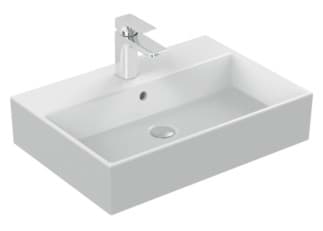 IDEAL STANDARD Umyvadlo Strada 600x420 mm, s 1 otvorem pro baterii, s otvorem pro přepad (kulatý) #K0778MA - Bílá (Alpine) s Ideal Plus