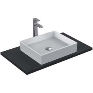 IDEAL STANDARD Strada umyvadlo na desku 500x420mm, bez otvoru pro baterii, bez přepadu #K077601 - Bílá (Alpine)