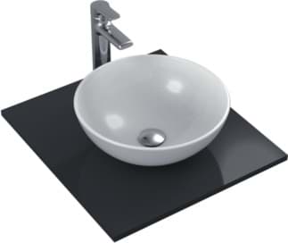 IDEAL STANDARD Strada O mísa 410x410mm, bez otvoru pro baterii, bez přepadu #K0795MA - Bílá (Alpine) s Ideal Plus