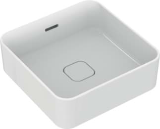 IDEAL STANDARD Strada II umyvadlo na desku 400x400 mm, bez otvoru pro baterii, s otvorem pro přepad (štěrbinové) #T2963MA - Bílá (Alpine) s Ideal Plus, obrázek 2