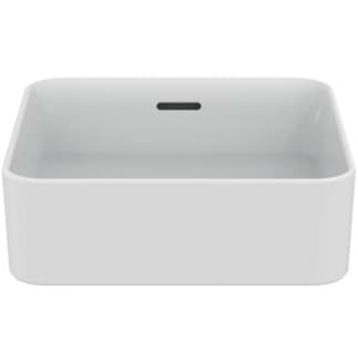 IDEAL STANDARD Strada II umyvadlo na desku 400x400 mm, bez otvoru pro baterii, s otvorem pro přepad (štěrbinové) #T2963MA - Bílá (Alpine) s Ideal Plus, obrázek 3