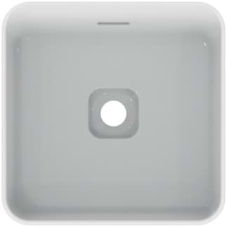 IDEAL STANDARD Strada II umyvadlo na desku 400x400 mm, bez otvoru pro baterii, s otvorem pro přepad (štěrbinové) #T2963MA - Bílá (Alpine) s Ideal Plus, obrázek 6