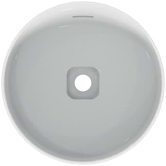 IDEAL STANDARD Strada II umyvadlo na desku 450x450 mm, bez otvoru pro baterii, s otvorem pro přepad (štěrbinové) #T2961MA - Bílá (Alpine) s Ideal Plus, obrázek 4