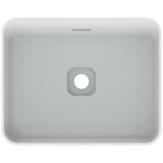 IDEAL STANDARD Strada II umyvadlo na desku 500x400 mm, bez otvoru pro baterii, s otvorem pro přepad (štěrbinové) #T2965MA - Bílá (Alpine) s Ideal Plus, obrázek 1