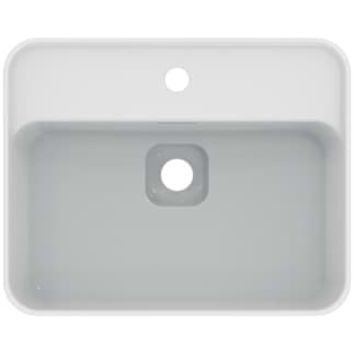 IDEAL STANDARD Strada II Polozapuštěné umyvadlo 500x400 mm, s 1 otvorem pro baterii, s otvorem pro přepad (štěrbinový) #T2993MA - Bílá (Alpine) s Ideal Plus, obrázek 1