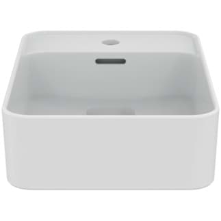 IDEAL STANDARD Strada II umyvadlo na desku 500x350 mm, s 1 otvorem pro baterii, s otvorem pro přepad (štěrbinové) #T2964MA - Bílá (Alpine) s Ideal Plus, obrázek 2