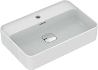 IDEAL STANDARD Strada II umyvadlo na desku 600x400 mm, s 1 otvorem pro baterii, s otvorem pro přepad (štěrbinové) #T2998MA - Bílá (Alpine) s Ideal Plus, obrázek 2