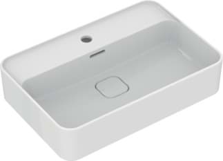IDEAL STANDARD Strada II umyvadlo na desku 600x400 mm, s 1 otvorem pro baterii, s otvorem pro přepad (štěrbinové) #T2998MA - Bílá (Alpine) s Ideal Plus, obrázek 4
