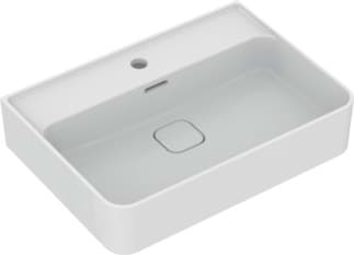 IDEAL STANDARD Umyvadlo Strada II 600x430 mm, leštěné, s 1 otvorem pro baterii, s otvorem pro přepad (štěrbinové) #T364401 - Bílá (Alpine), obrázek 1