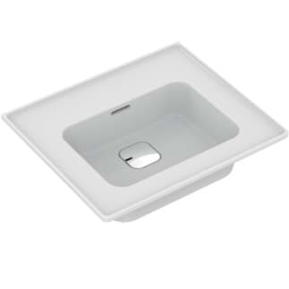IDEAL STANDARD Strada II nábytkové umyvadlo 540x460mm, bez otvoru pro baterii, s otvorem pro přepad (štěrbinové) #T363201 - Bílá (Alpine), obrázek 6