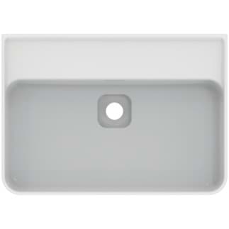 IDEAL STANDARD Umyvadlo Strada II 600x430 mm, leštěné, bez otvoru pro baterii, s otvorem pro přepad (štěrbinové) #T365001 - Bílá (Alpine), obrázek 1