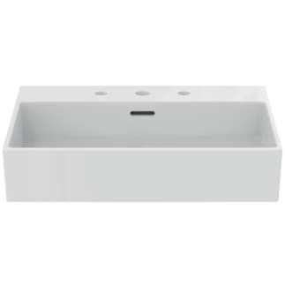 IDEAL STANDARD Extra umyvadlo 615x450 mm, leštěné, se 3 otvory pro baterie, s otvorem pro přepad (štěrbinové) #T3890MA - Bílá (Alpine) s Ideal Plus