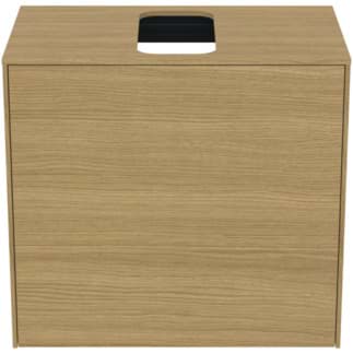 IDEAL STANDARD Toaletní skříňka Conca 602x373 mm, s 1 výsuvnou zásuvkou s tichým zavíráním, s umyvadlovou deskou #T3934Y6 - světlý dub