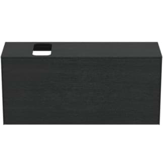 IDEAL STANDARD Toaletní skříňka Conca 1202x373 mm, s 1 výsuvnou zásuvkou s tichým zavíráním, s umyvadlovou deskou #T3938Y4 - fládrovaný dub