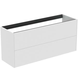 IDEAL STANDARD Conca toaletní skříňka 1200x373 mm, se 2 výsuvnými zásuvkami push-pull #T3951Y1 - Bílá matná