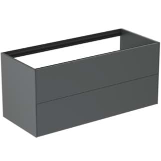 IDEAL STANDARD Toaletní skříňka Conca 1200x505 mm, se 2 výsuvnými zásuvkami s tichým zavíráním #T3945Y2 - antracit matný
