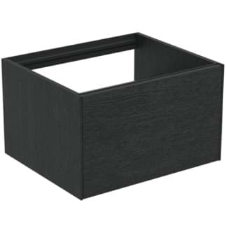 IDEAL STANDARD Toaletní skříňka Conca 600x505 mm, s 1 výsuvnou zásuvkou s tichým zavíráním #T3982Y4 - fládrovaný dub